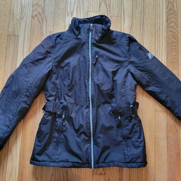 ZeroXposur Womens Water-Resistant Black Jacket M With Zipper & Snap Closures - Picture 5 of 7